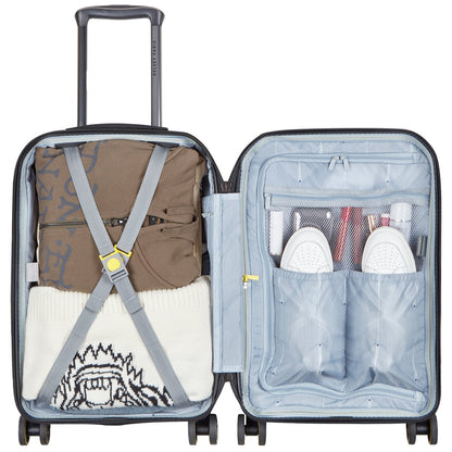Delsey Helium Edge Hardside Luggage Set 2 Piece Graphite