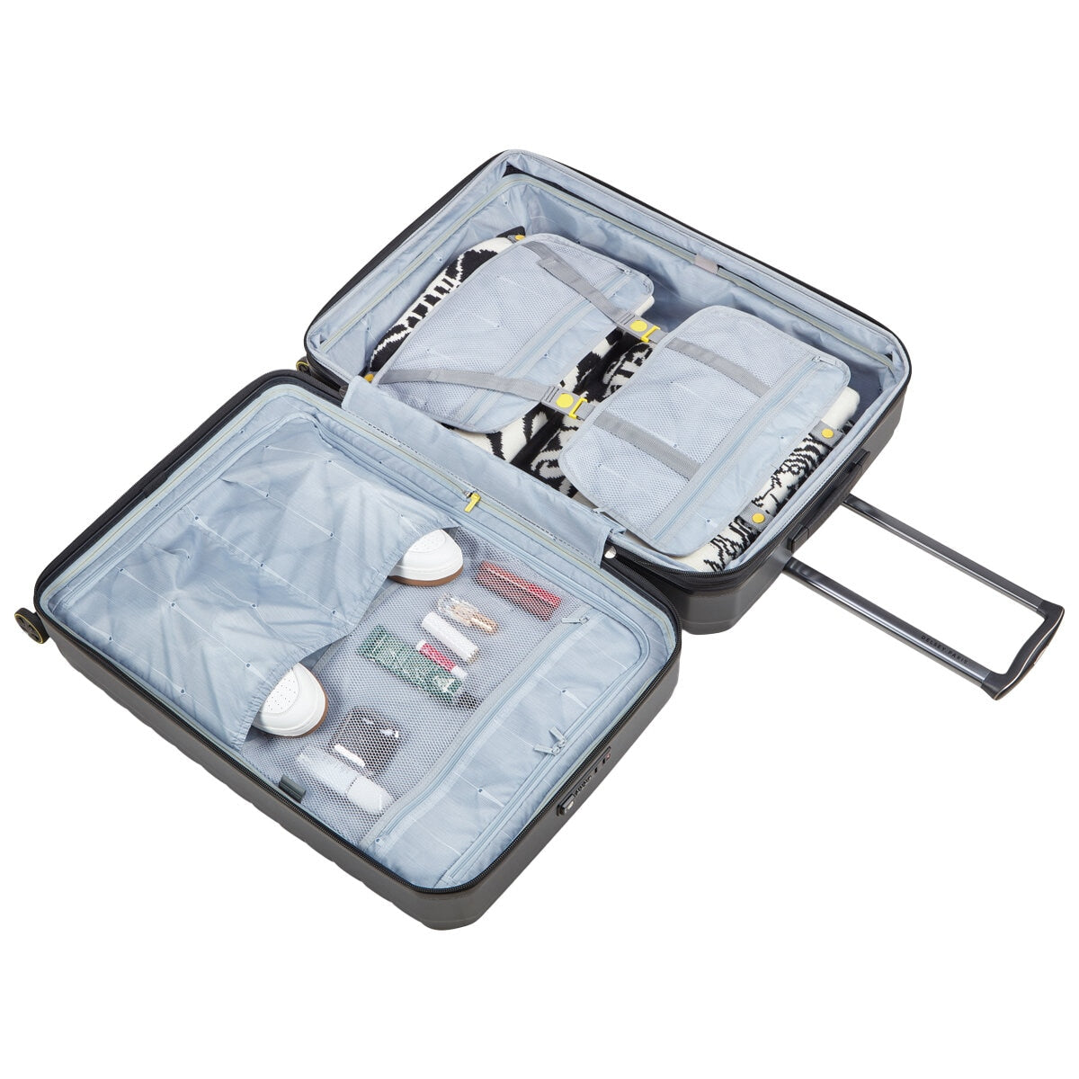 Delsey Helium Edge Hardside Luggage Set 2 Piece Graphite