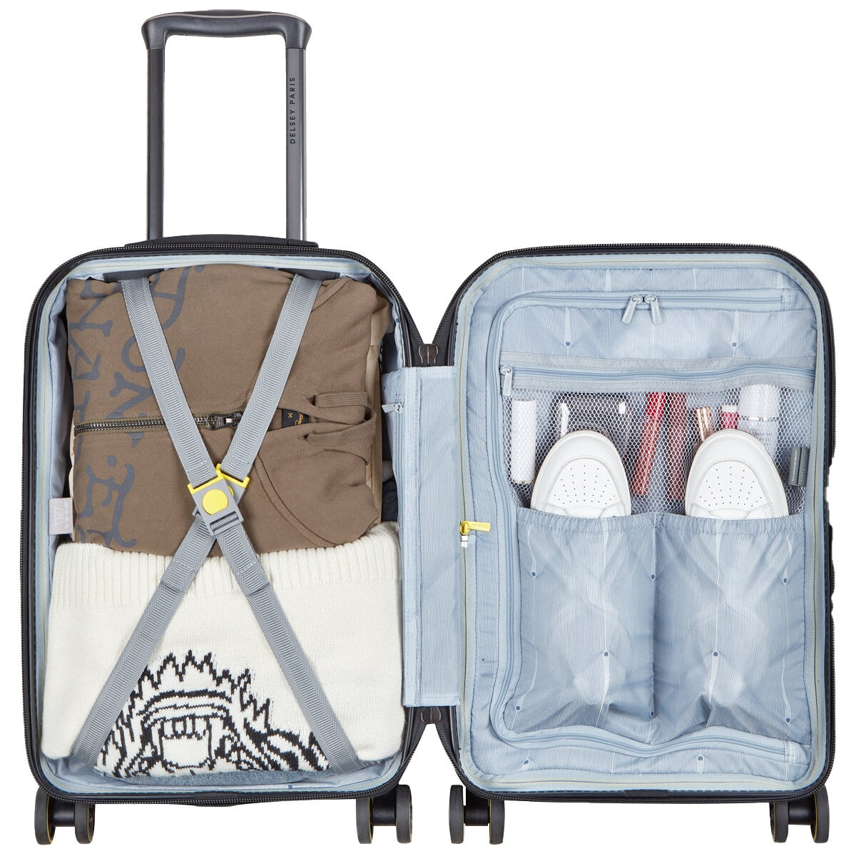 Delsey Helium Edge Hardside Luggage Set 2 Piece Navy