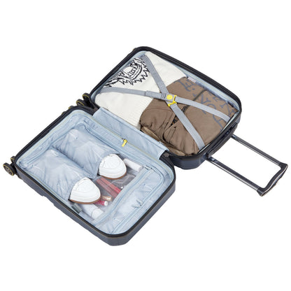Delsey Helium Edge Hardside Luggage Set 2 Piece Navy