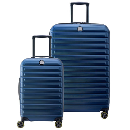 Delsey Helium Edge Hardside Luggage Set 2 Piece Navy