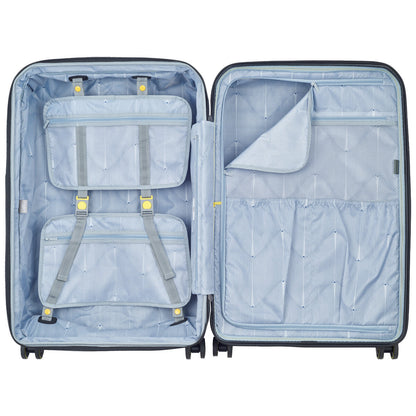 Delsey Helium Edge Hardside Luggage Set 2 Piece Navy