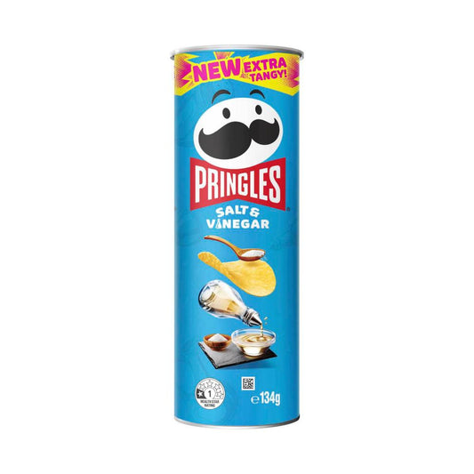 Pringles Salt & Vinegar Potato Chips - 134g