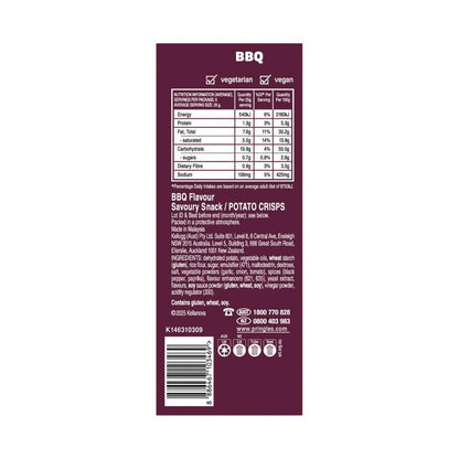 Pringles Potato Chips Barbeque - 134g