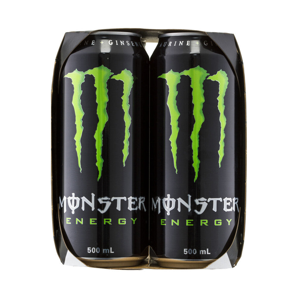 Monster Energy Green Multipack Cans 4 x 500mL