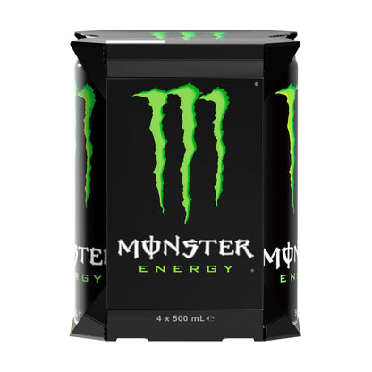 Monster Energy Green Multipack Cans 4 x 500mL