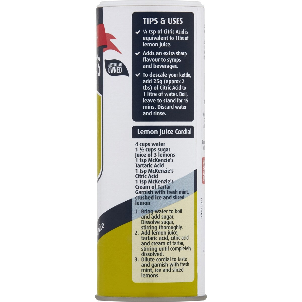 McKenzie's Citric Acid 150g