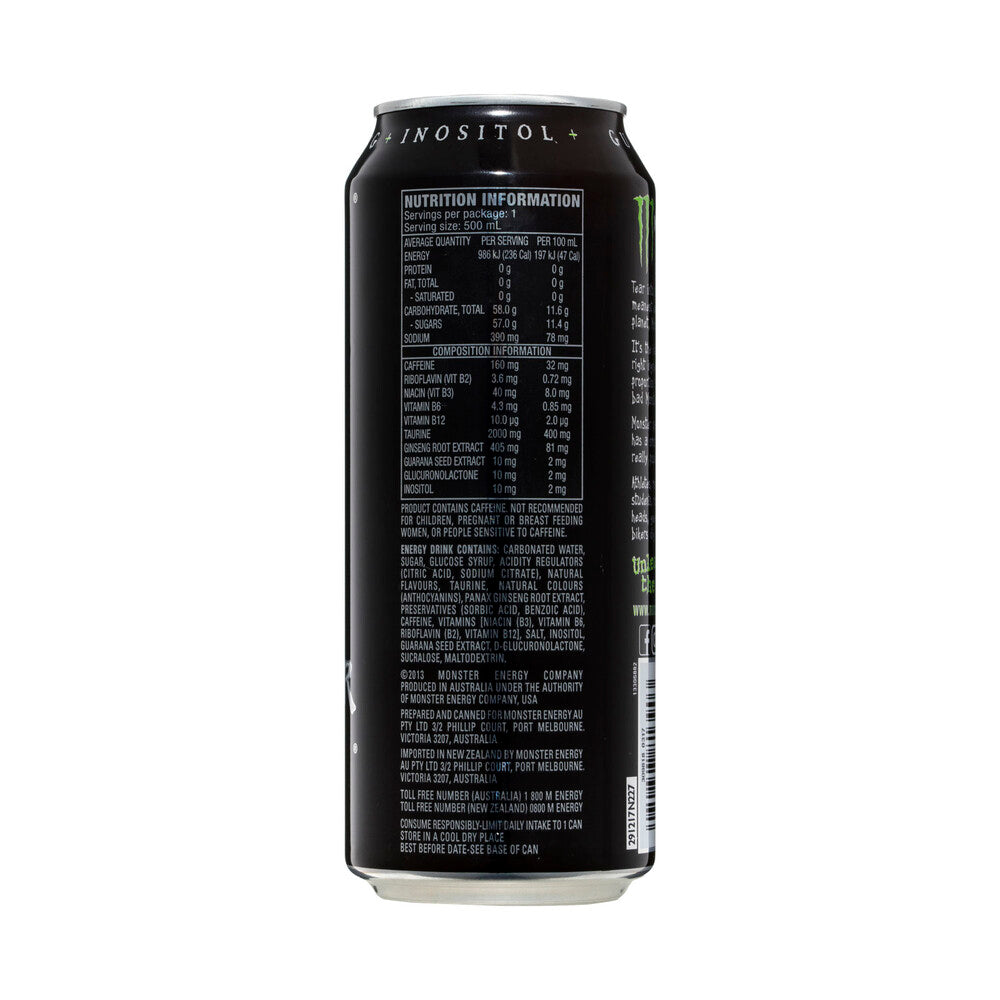 Monster Energy Drink Can Green - 500mL