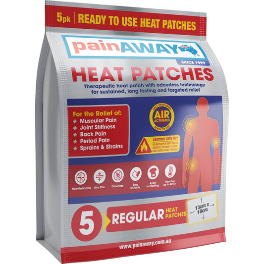 Pain Away Heat Patches 5 Pack