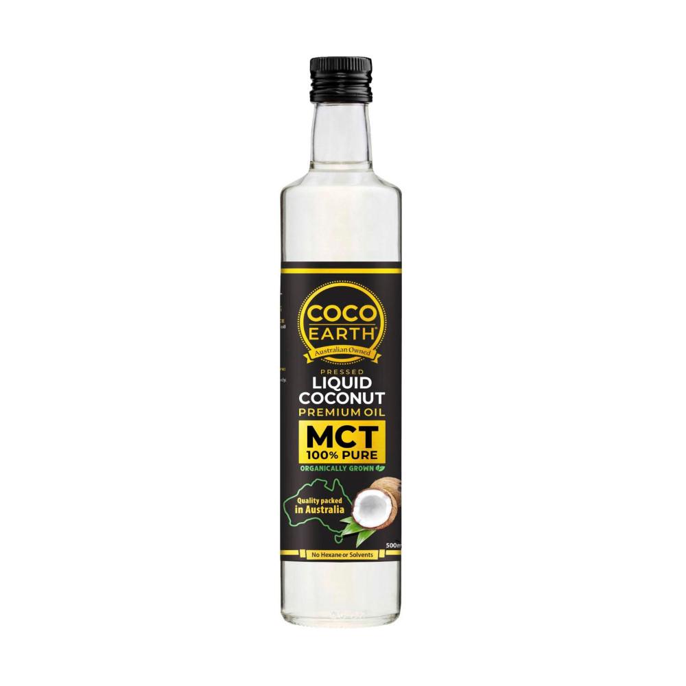 Coco Earth Liquid Coconut Premium Oil - 500mL