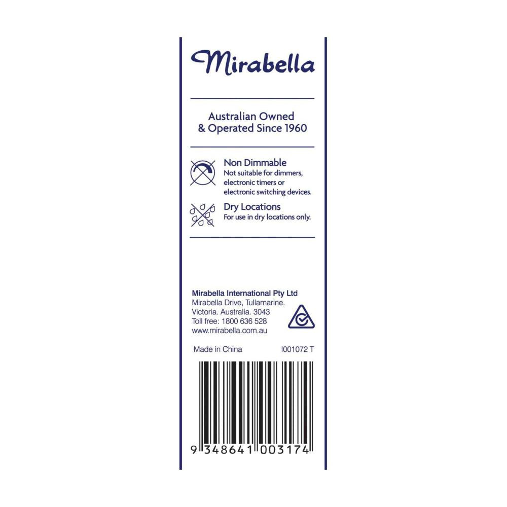 Mirabella Globe LED Candle 5.5w Small Edison Screw Pearl - 1 each