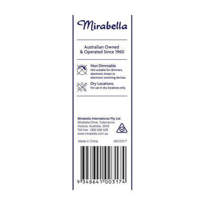 Mirabella Globe LED Candle 5.5w Small Edison Screw Pearl - 1 each