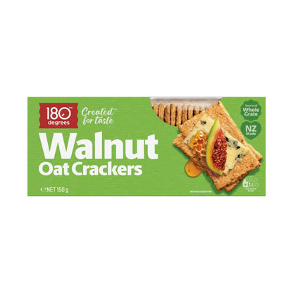 180 Degrees Walnut Oat Crackers - 150g