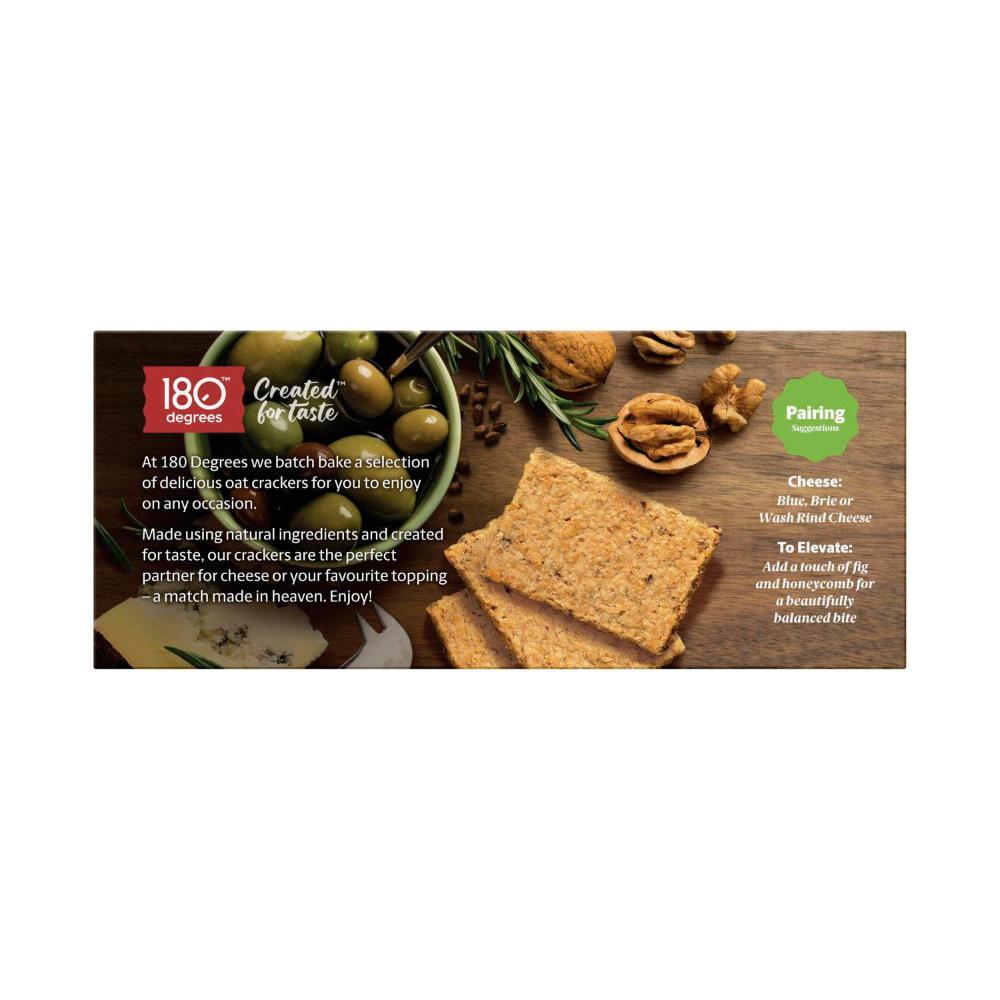 180 Degrees Walnut Oat Crackers - 150g