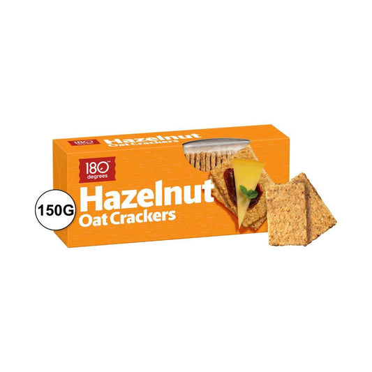 180 Degrees Hazelnut Oat Crackers - 150g