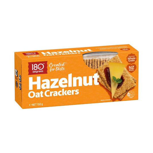 180 Degrees Hazelnut Oat Crackers - 150g