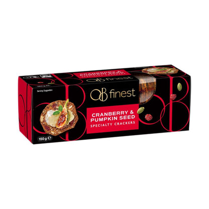 OB Finest Cranberry & Pumpkin Seed Crackers - 150g
