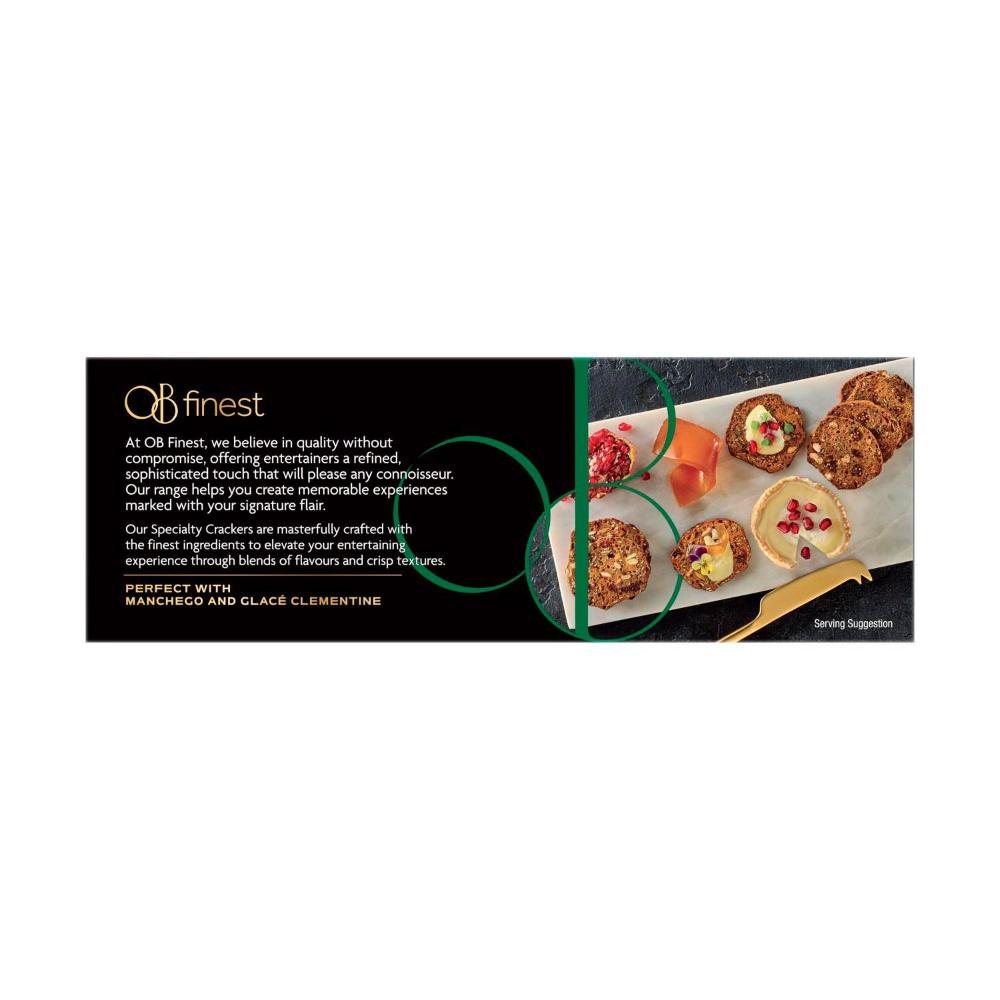 OB Finest Cashew & Rosemary Crackers - 150g