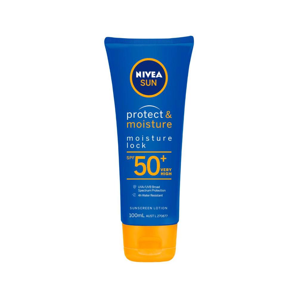 Nivea Sun Protect & Moisture Moisture Lock SPF 50+ Sunscreen Lotion - 100mL