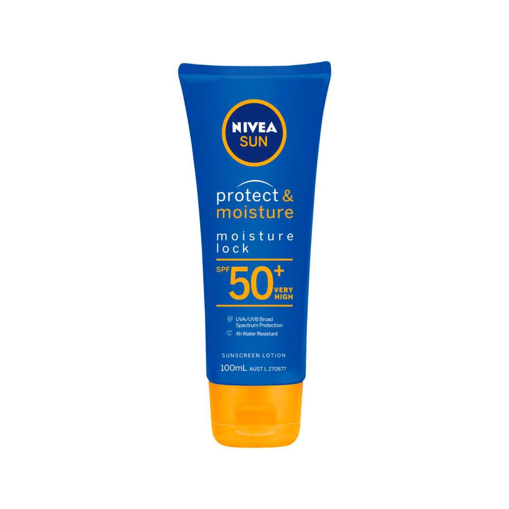 Nivea Sun Protect & Moisture Moisture Lock Spf50+ Sunscreen Lotion - 100mL