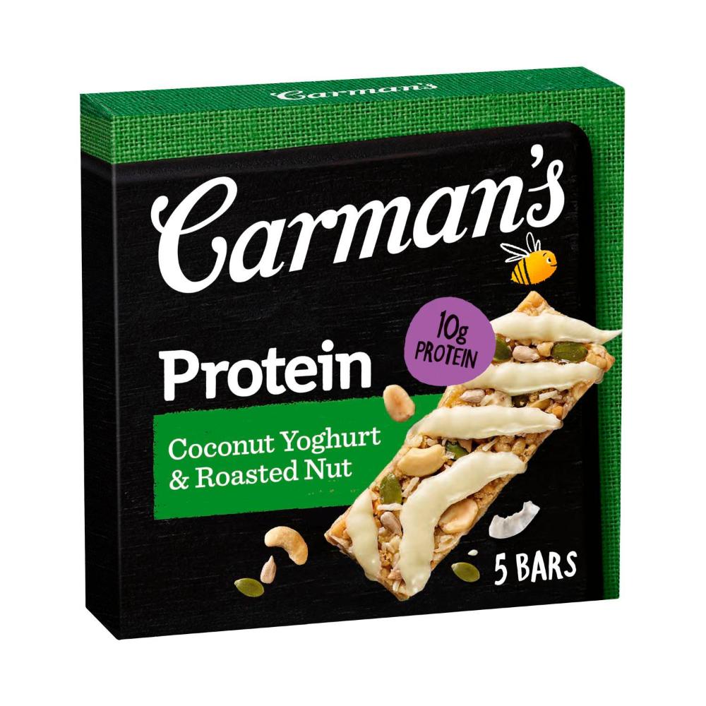Carman's Protein Muesli Bars Coconut Yoghurt & Roasted Nut - 200g