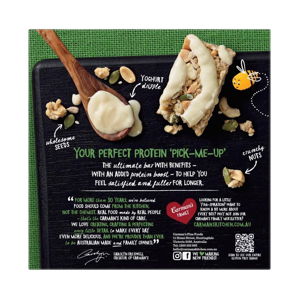 Carman's Protein Muesli Bars Coconut Yoghurt & Roasted Nut - 200g