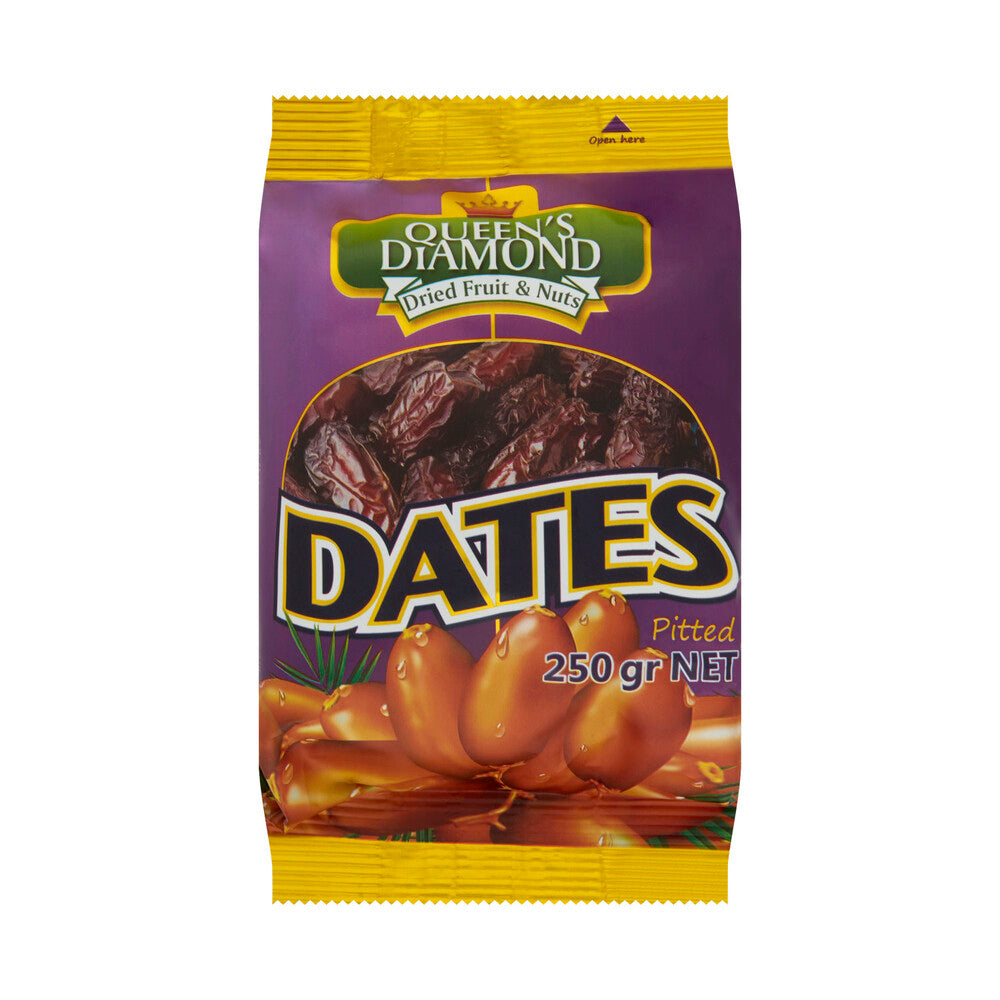 Queen's Diamond Pitted Dates - 250g