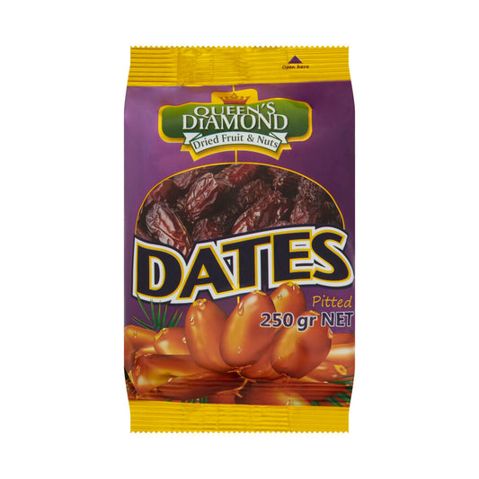 Queen's Diamond Pitted Dates - 250g
