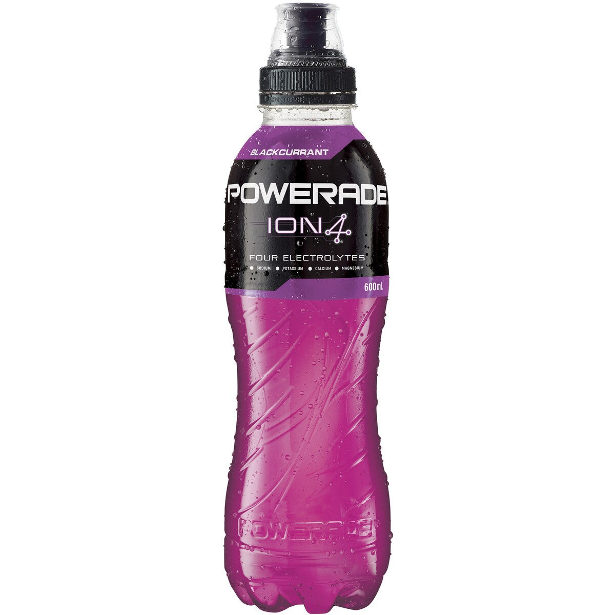 Powerade ION4 Blackcurrant Sports Drink Sipper Cap 600mL