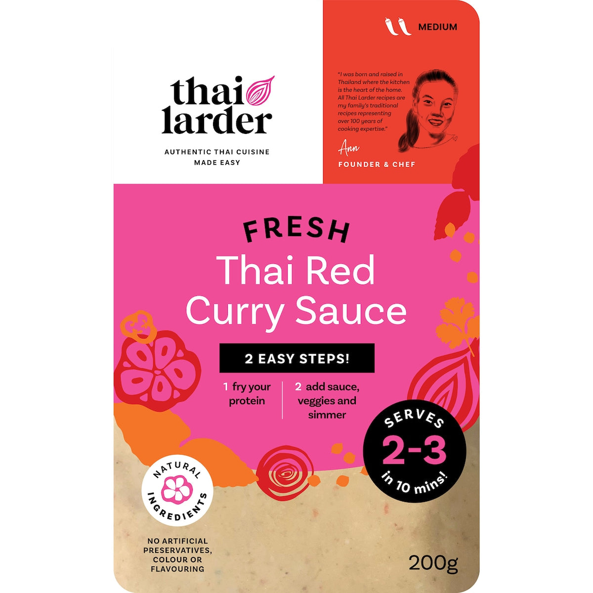 Thai Larder Red Curry Sauce 200g