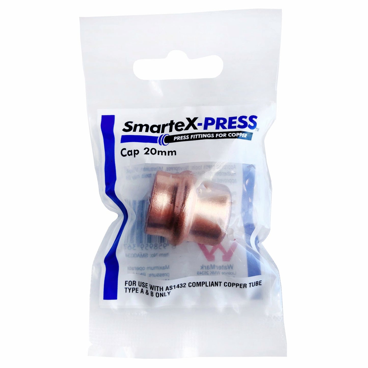 SmarteX-PRESS Cap - 20mm - Copper