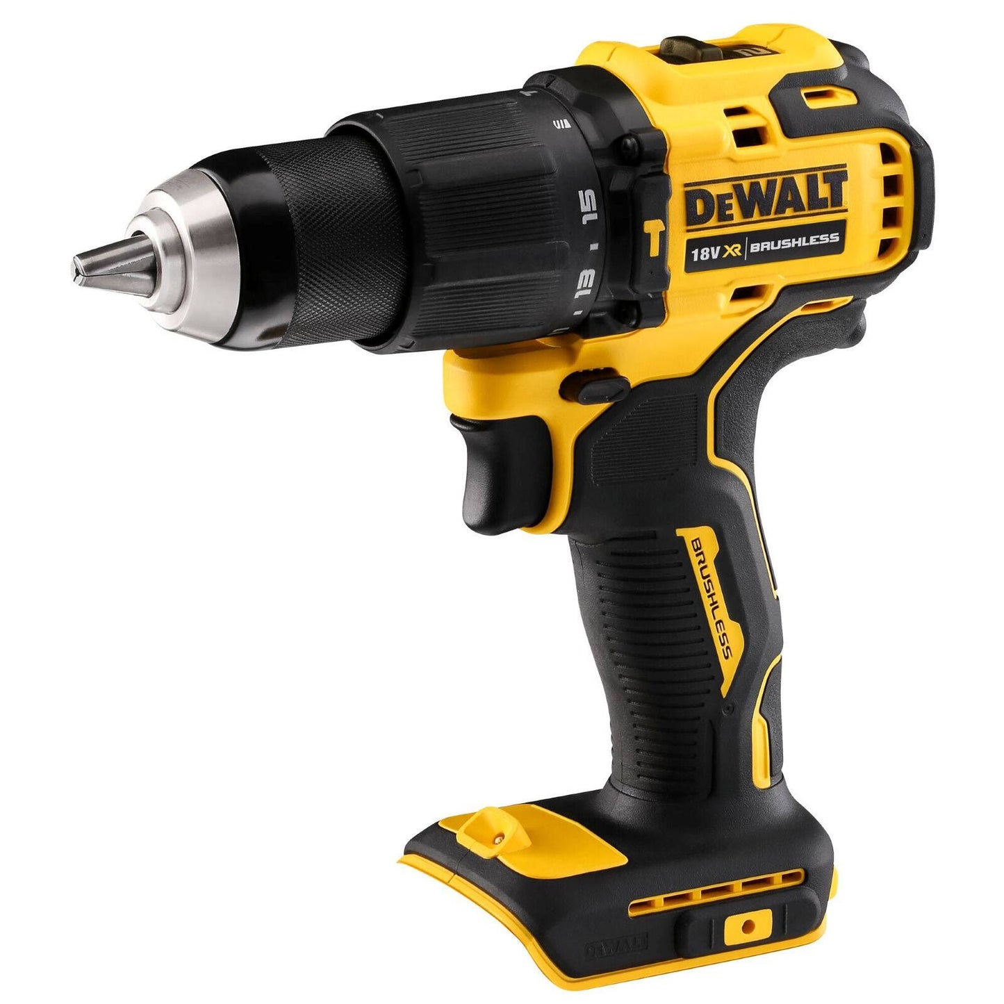 Dewalt Compact Brushless Hammer Drill Driver - 18V - 175mm - DCD709N-XJ