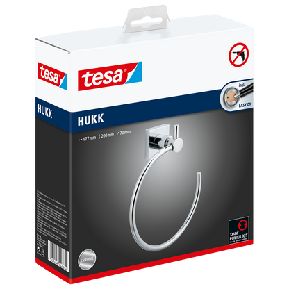 Tesa Hukk Towel Ring - 177 x 200 x 65mm