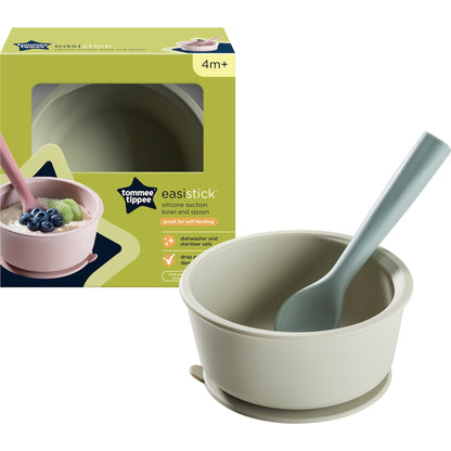 Tommee Tippee Silicone Bowl & Spoon Assorted Each
