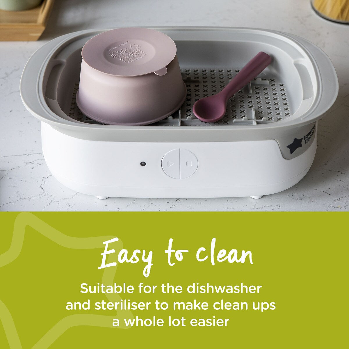 Tommee Tippee Silicone Bowl & Spoon Assorted Each