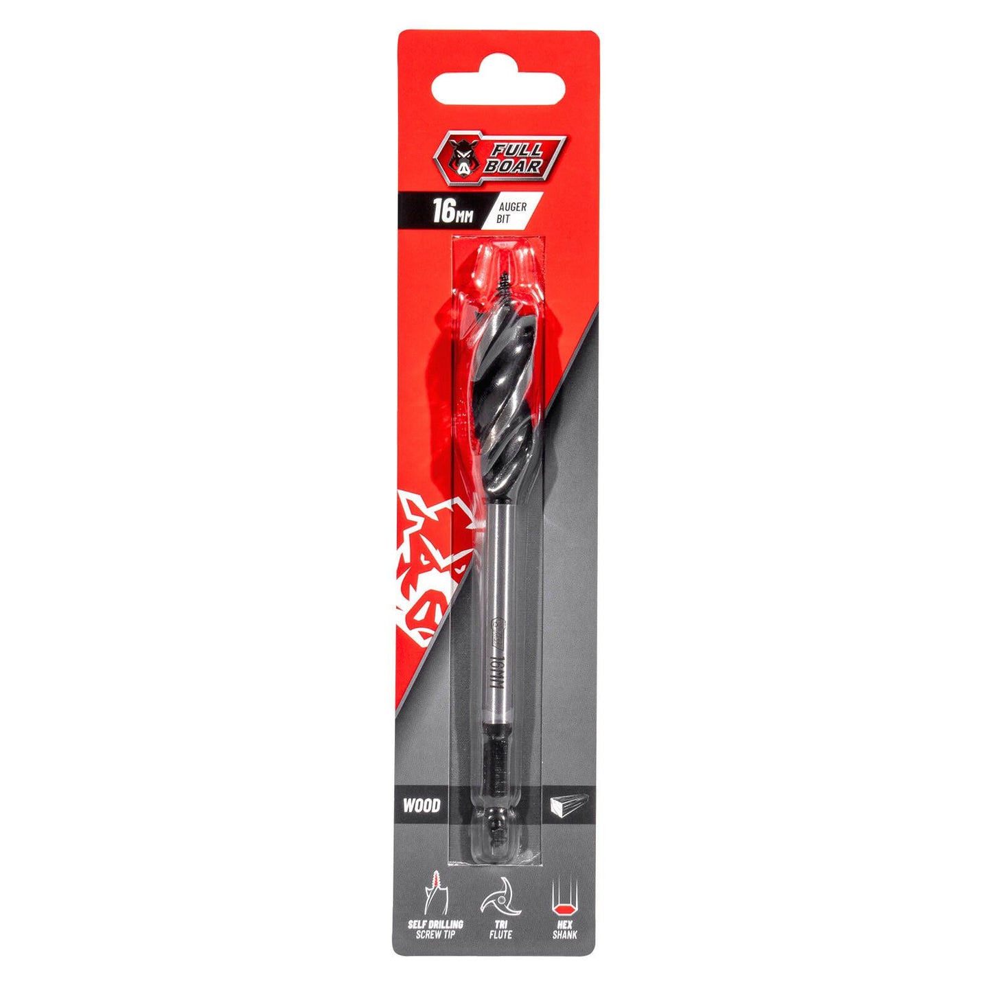 Full Boar Auger Bit - 16mm