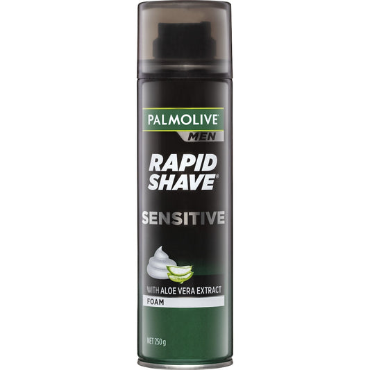 Palmolive Men Shave Foam Sensitive With Aloe Vera 250g