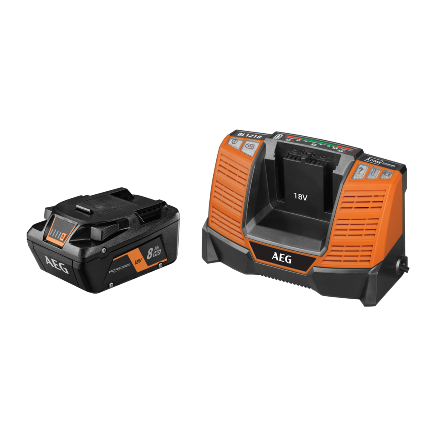 AEG FORCE HD Starter Kit - 18V - 8.0Ah