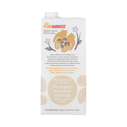 Pureharvest Unsweetened Almond Milk - 1L