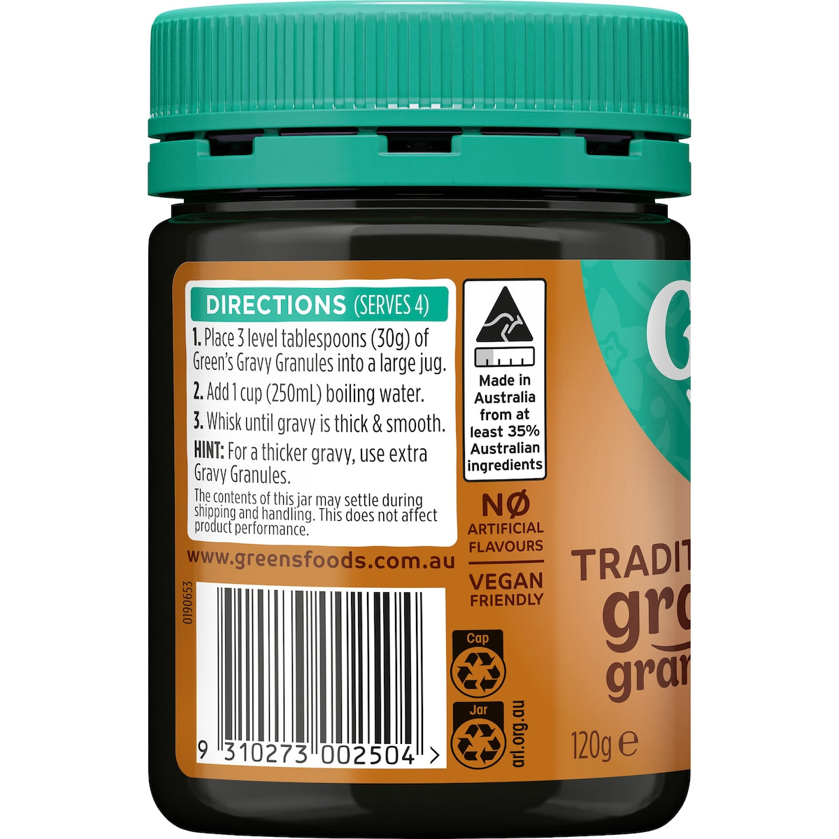 Greens Gravy Granules Traditional 120g