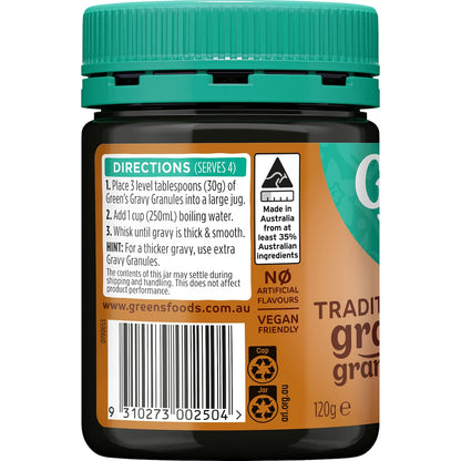 Greens Gravy Granules Traditional 120g