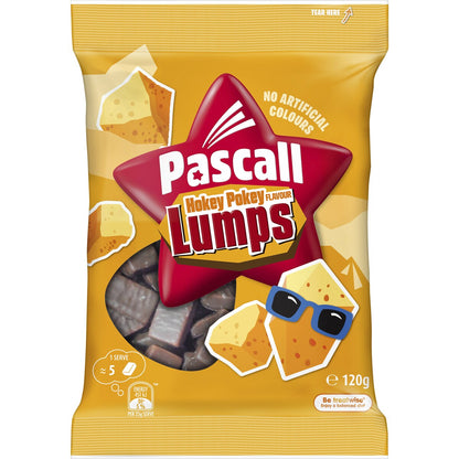 Pascall Chocolate Hokey Pokey Lumps Bites Snack & Share Bag 120g