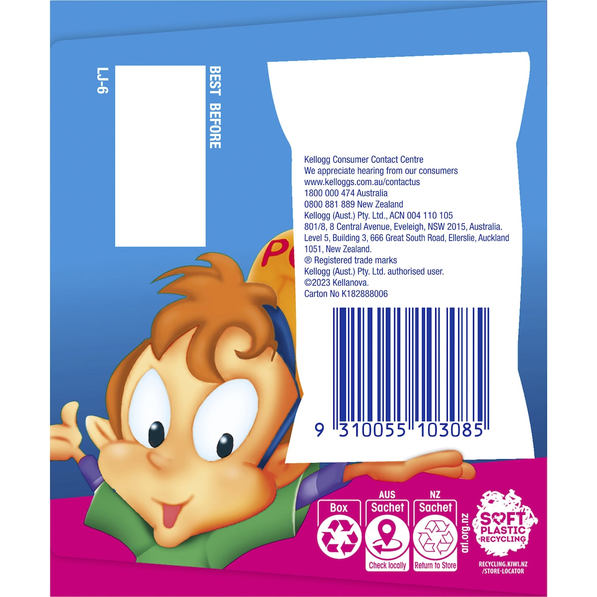 Kellogg's Fun Pack Breakfast Cereals Assorted 170g