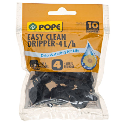 Pope Easy Clean Dripper - 4L/H - 10 Pack