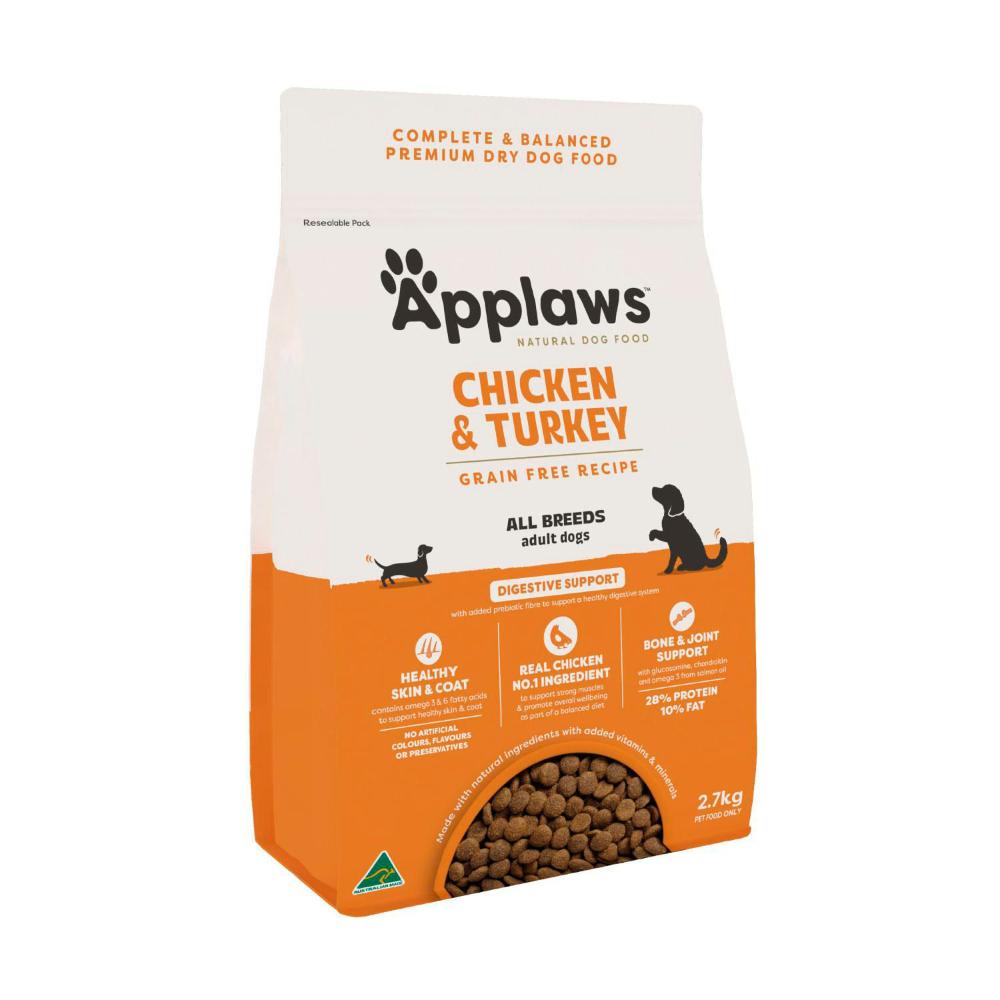Applaws Chicken & Turkey All Breed Dog Food - 2.7kg