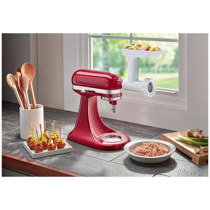 Kitchenaid Food Grinder Attachment 5KSMFGAA White Stainless Steel Plates