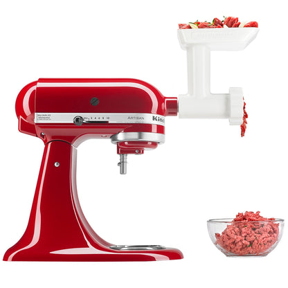Kitchenaid Food Grinder Attachment 5KSMFGAA White Stainless Steel Plates