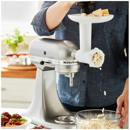 Kitchenaid Food Grinder Attachment 5KSMFGAA White Stainless Steel Plates