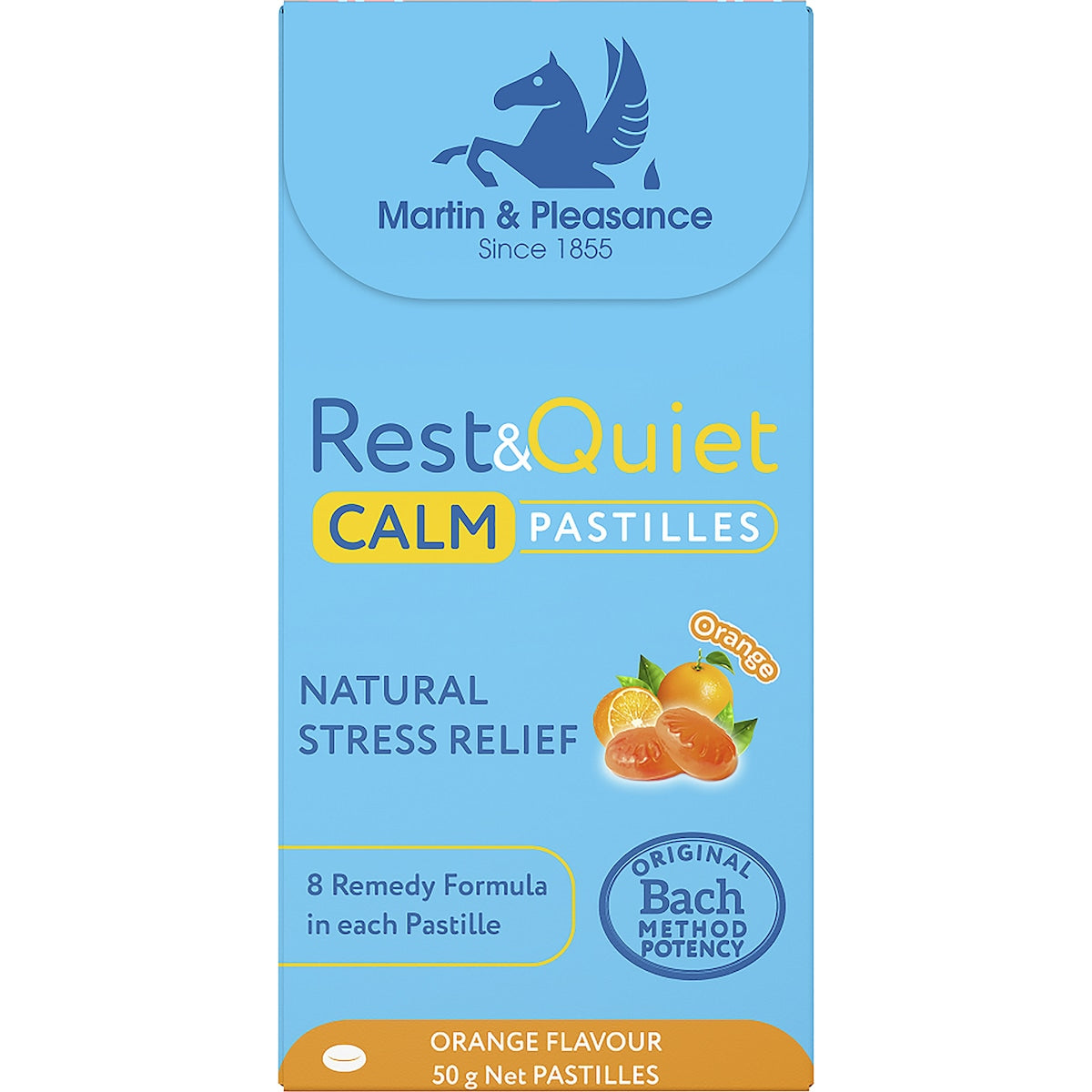 Martin & Pleasance Rest & Quiet Calm Pastilles Orange 50g
