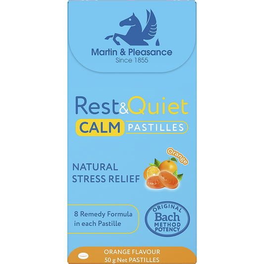 Martin & Pleasance Rest & Quiet Calm Pastilles Orange 50g